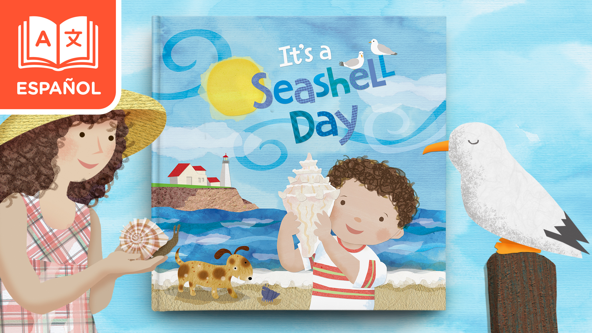 SPANISH It's a Seashell Day: Un día para recolectar conchas marinas